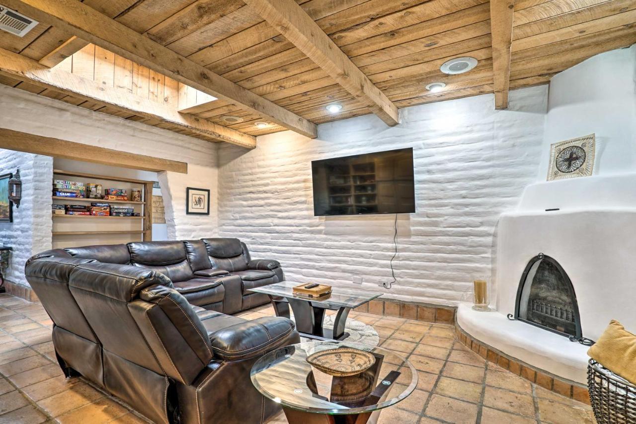 Las Cruces Home La Casa Blanca With Courtyard Экстерьер фото